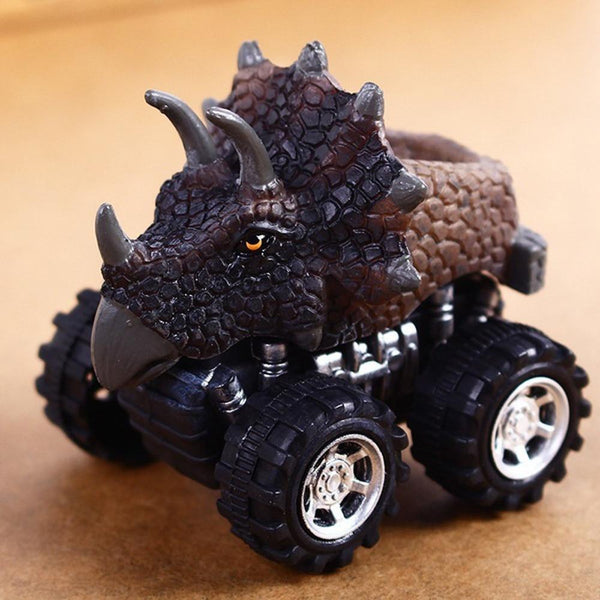 Planet Gates Dinosaur Toys Clockwork Pull Back  Dino Model Animal Vehicles Truck Hobby Educational Mini Kids Toys For Boys