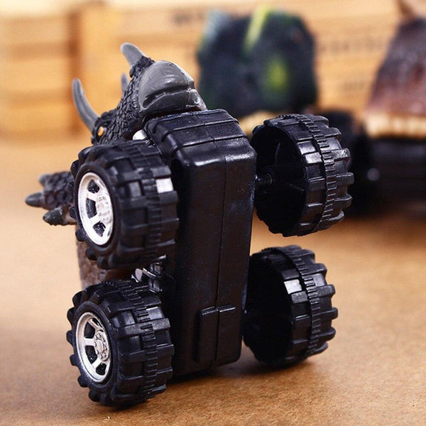 Planet Gates Dinosaur Toys Clockwork Pull Back  Dino Model Animal Vehicles Truck Hobby Educational Mini Kids Toys For Boys