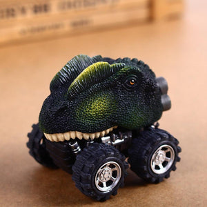 Planet Gates Dinosaur Toys Clockwork Pull Back  Dino Model Animal Vehicles Truck Hobby Educational Mini Kids Toys For Boys