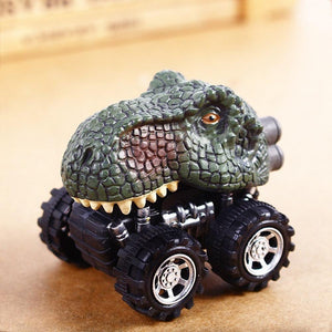 Planet Gates Dinosaur Toys Clockwork Pull Back  Dino Model Animal Vehicles Truck Hobby Educational Mini Kids Toys For Boys