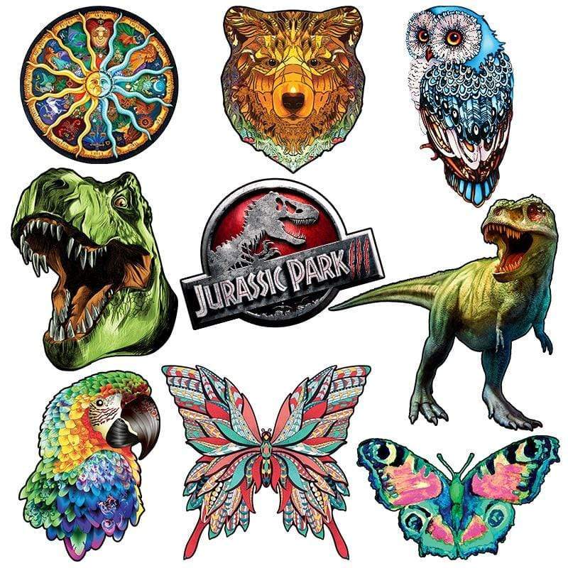 Planet Gates Dinosaur Wooden Jigsaw Puzzle Toy Wooden Puzzles For Adults Kids Christmas Gifts Educational Games Toys Butterfly Wooden Puzzle