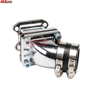 Planet Gates Dio AF18 AF28 AF27 49cc 50cc Racing Intake Manifold Inlet Pipe for CX ZX SE50 SK50 SA50 Elite 2T Scooter
