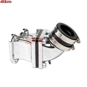 Planet Gates Dio AF18 AF28 AF27 49cc 50cc Racing Intake Manifold Inlet Pipe for CX ZX SE50 SK50 SA50 Elite 2T Scooter