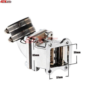 Planet Gates Dio AF18 AF28 AF27 49cc 50cc Racing Intake Manifold Inlet Pipe for CX ZX SE50 SK50 SA50 Elite 2T Scooter