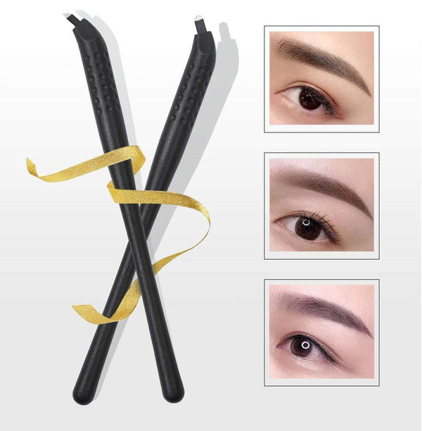 Planet Gates Disposable Microblading Pen with 18U 12CF pins Needles Permanent Makeup Embroidered Eyebrow Tattoo Manual Pen Tebori Machine