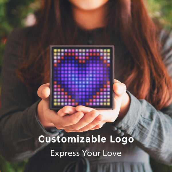Planet Gates Divoom Timebox Evo Bluetooth Portable Speaker with Clock Alarm Programmable LED Display for Pixel Art Creation Unique Gift