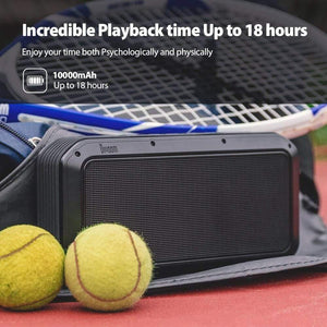Planet Gates Divoom Voombox Pro Portable Bluetooth Wireless Speaker 40w Super Bass With 10000 MAh For 18-Hour Playtime  IPX5 Water-Resistant (black Speaker)