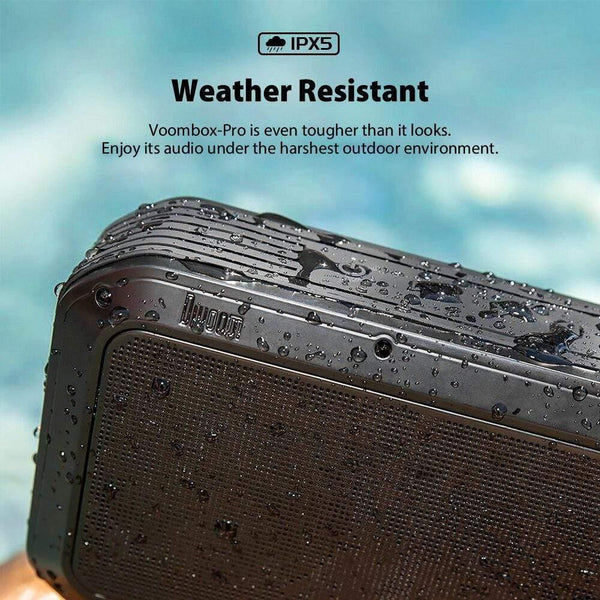 Planet Gates Divoom Voombox Pro Portable Bluetooth Wireless Speaker 40w Super Bass With 10000 MAh For 18-Hour Playtime  IPX5 Water-Resistant (black Speaker)