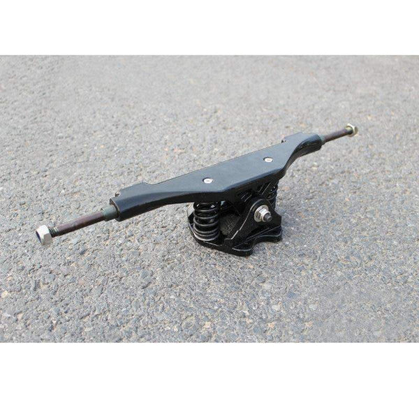 Planet Gates DIY Black 1 Pair 11inch Electric Skateboard Truck Aluminum Motor Gasket Skateboard Trucks Skate Board Bridge Riserpad