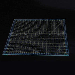 Planet Gates DIY Hand Tools Patchwork Ruler Square Tailor Ruler Cloth Cut Ruler Sewing Art Crafts 30x30cm (Transparent)