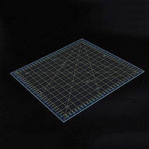 Planet Gates DIY Hand Tools Patchwork Ruler Square Tailor Ruler Cloth Cut Ruler Sewing Art Crafts 30x30cm (Transparent)
