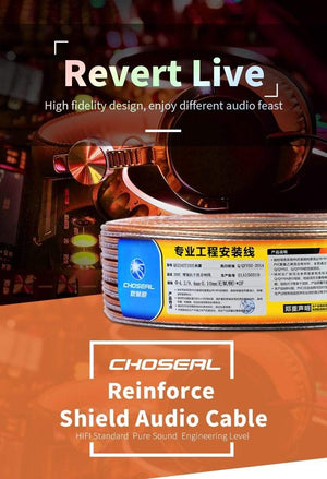 Planet Gates DIY HIFI Loud Speaker Audio Cable Wire Oxygen Free Cooper Speaker Wire DIY 50/100/150/200 Core For home Theater