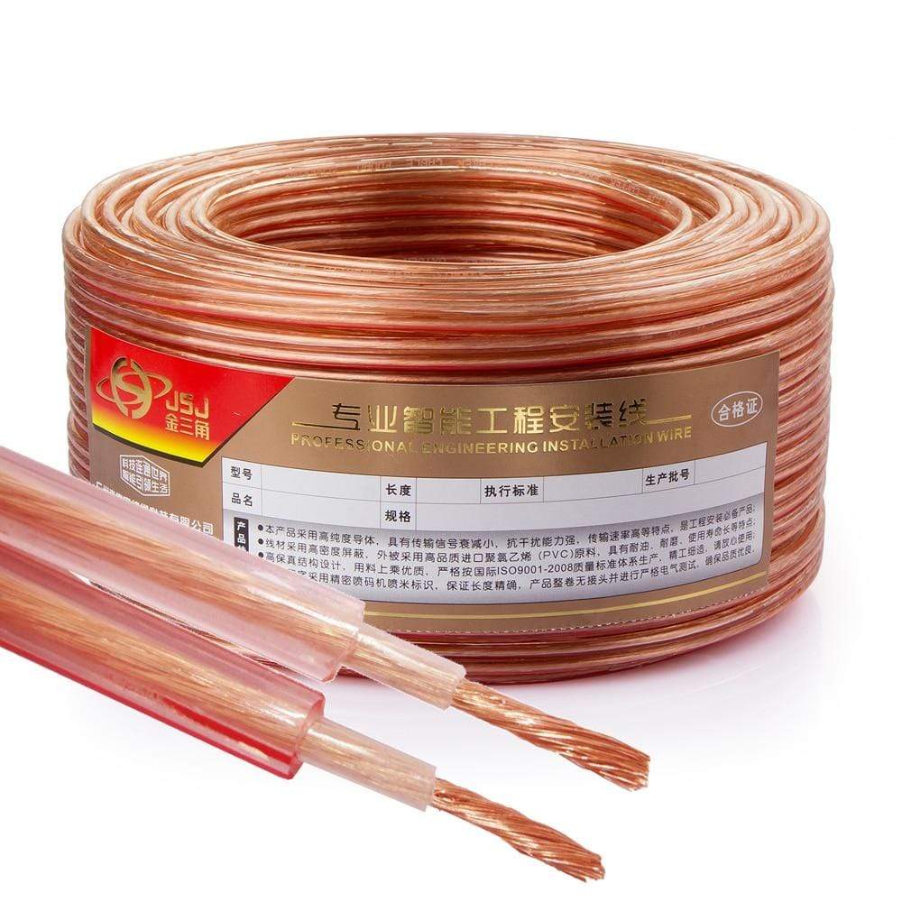 Planet Gates DIY HIFI Lound Speaker Wire Cable OFC Pure Copper Audio Line 16 14 12AWG for Car Amplifier Home Theater KTV DJ System