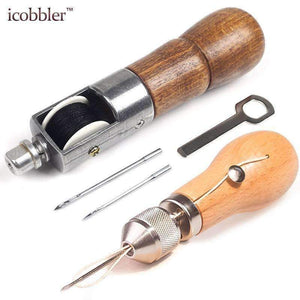 Planet Gates DIY Leather Sewing Tool Leather Hand Sewing Machine Waxed Thread for Leather Craft Edge Stitching Belt Strips Shoemaker Tools