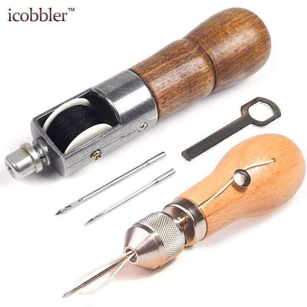 Planet Gates DIY Leather Sewing Tool Leather Hand Sewing Machine Waxed Thread for Leather Craft Edge Stitching Belt Strips Shoemaker Tools