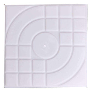 Planet Gates DIY Square Garden Path Concrete Plastic Brick Mold Paving Propylene Pavement Walkway 27x27x4cm Garden Buildings Accessories