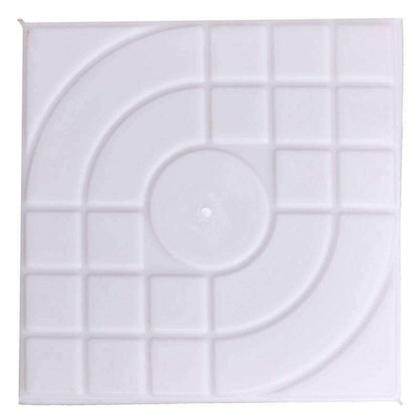 Planet Gates DIY Square Garden Path Concrete Plastic Brick Mold Paving Propylene Pavement Walkway 27x27x4cm Garden Buildings Accessories
