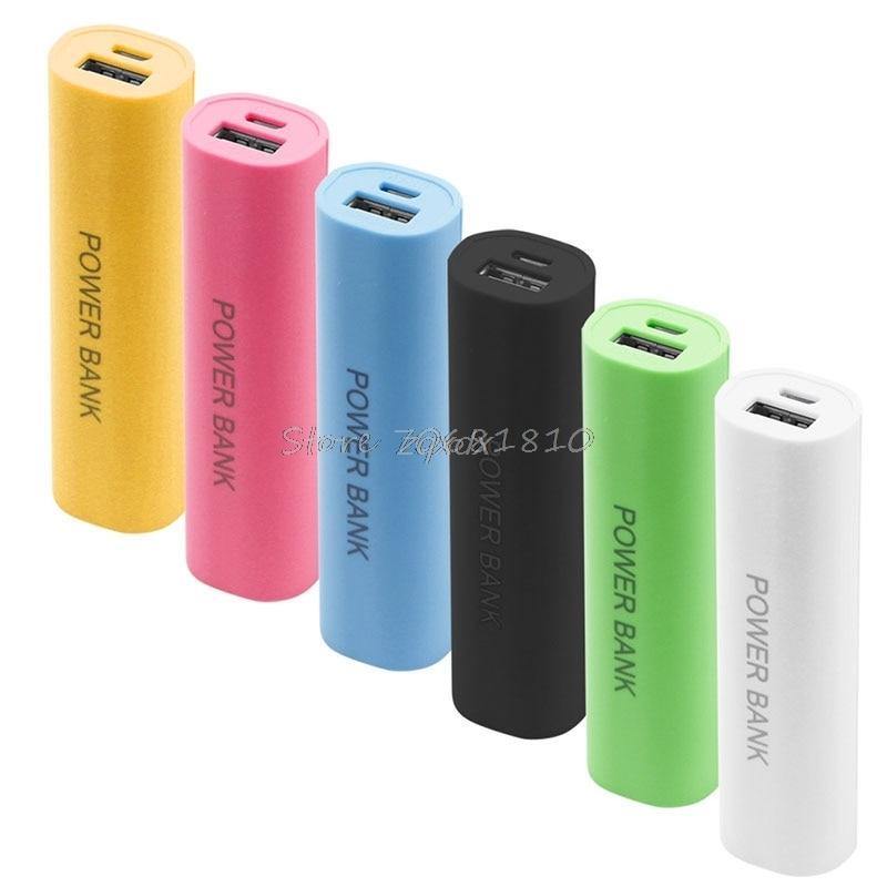 Planet Gates DIY USB Mobile Power Bank Charger Pack Box Battery Case For 1 x 18650 Portable Z17 Drop ship