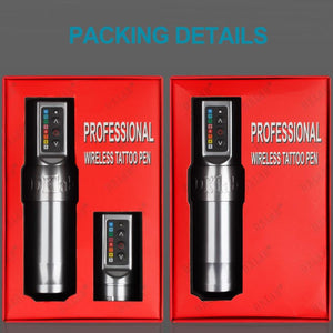 Planet Gates DK-W1 Wireless Tattoo Machine,Professional Wireless Tattoo Pen,Powerful Coreless Motor,2400 mAh Li Battery,36mm Grip