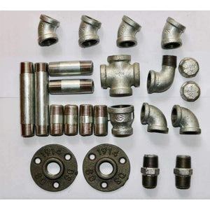 Planet Gates (DN15  Pipe L:4-10cm ID:20MM )  DIY Industrial Pipe Furniture Accessories Wall Shelves Parts  Pipe Elbow Connector