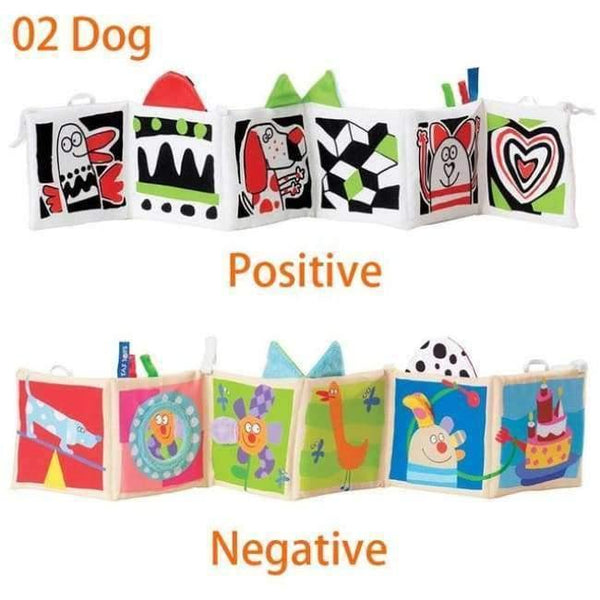 Planet Gates Dog Colorful Patterns Baby Mobile Cloth Book Crib Bed Around Soft Plush Early Educational Cot Baby Toys BYC072 PT49
