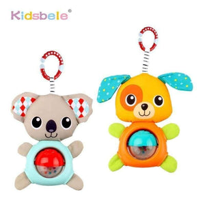 Planet Gates Dog Cute Baby Rattles Toy Animal Handbell Dog/Koala Ring Bell Crib Hanging Toys For Newborn Children 0-24 Months