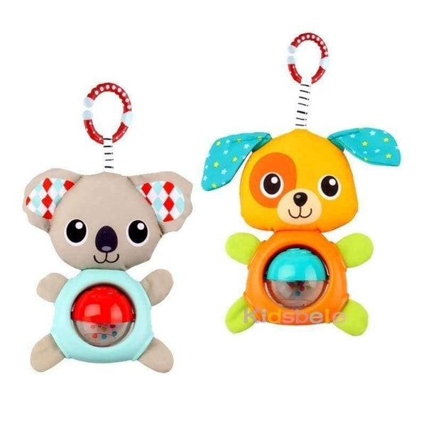 Planet Gates Dog Cute Baby Rattles Toy Animal Handbell Dog/Koala Ring Bell Crib Hanging Toys For Newborn Children 0-24 Months
