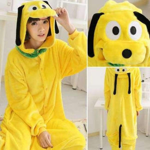 Planet Gates Dog / S Adult/Kids Winter Woman whole Pajamas Animals Unicorn Costume  Fancy Animal Anime Cosplay One piece Jumpsuit Halloween Onesie