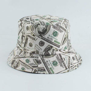 Planet Gates dollar ben Fisherman Hat Reversible Harajuku Bucket Hats For Women Men Street Hip Hop Cap Rainbow Tie Dye Printed Fishing Hat