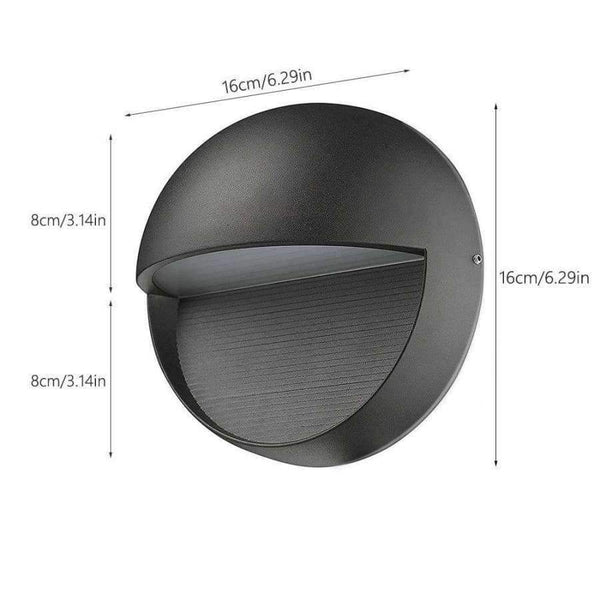 Planet Gates DONWEI 10W 10 LED Porch Light Outdoor Decoration IP65 Waterproof Aluminum Wall Lamp for Corridor Courtyard Balcony Fence