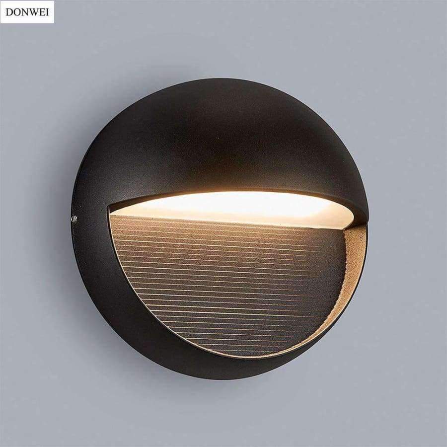 Planet Gates DONWEI 10W 10 LED Porch Light Outdoor Decoration IP65 Waterproof Aluminum Wall Lamp for Corridor Courtyard Balcony Fence