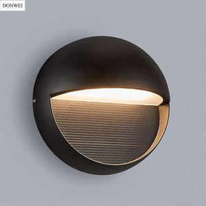 Planet Gates DONWEI 10W 10 LED Porch Light Outdoor Decoration IP65 Waterproof Aluminum Wall Lamp for Corridor Courtyard Balcony Fence