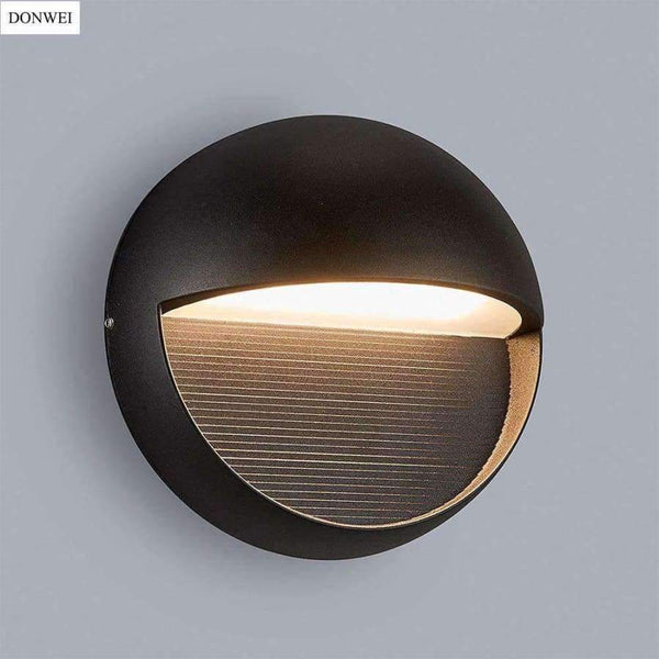 Planet Gates DONWEI 10W 10 LED Porch Light Outdoor Decoration IP65 Waterproof Aluminum Wall Lamp for Corridor Courtyard Balcony Fence