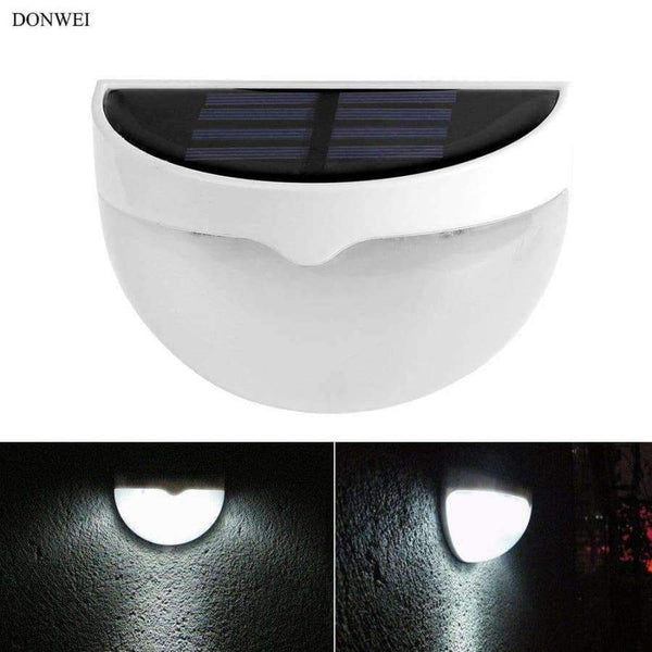 Planet Gates DONWEI Outdoor 6 LED Solar Lamp Automatically Open at Night Waterproof Porch Light for Garden Fence Lawn