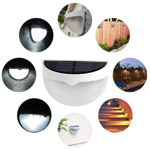 Planet Gates DONWEI Outdoor 6 LED Solar Lamp Automatically Open at Night Waterproof Porch Light for Garden Fence Lawn