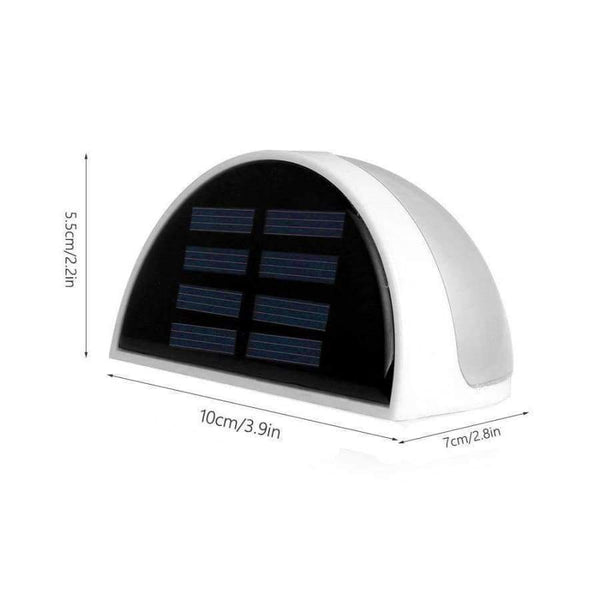 Planet Gates DONWEI Outdoor 6 LED Solar Lamp Automatically Open at Night Waterproof Porch Light for Garden Fence Lawn