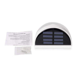 Planet Gates DONWEI Outdoor 6 LED Solar Lamp Automatically Open at Night Waterproof Porch Light for Garden Fence Lawn
