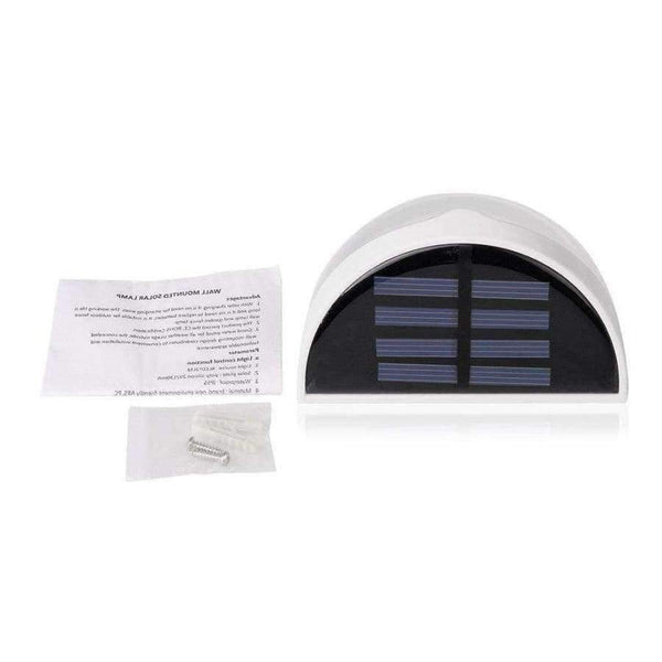 Planet Gates DONWEI Outdoor 6 LED Solar Lamp Automatically Open at Night Waterproof Porch Light for Garden Fence Lawn