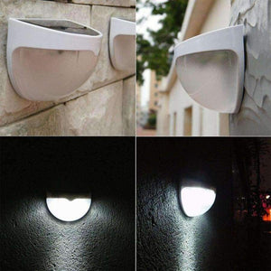 Planet Gates DONWEI Outdoor 6 LED Solar Lamp Automatically Open at Night Waterproof Porch Light for Garden Fence Lawn