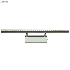 Planet Gates DONWEI Simple style Stainless steel LED Wall Light Bathroom Led Mirror Light 3W 5W 7W Wall sconces Lamp With Switch AC110V 220V