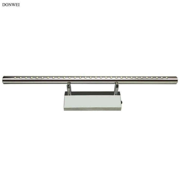 Planet Gates DONWEI Simple style Stainless steel LED Wall Light Bathroom Led Mirror Light 3W 5W 7W Wall sconces Lamp With Switch AC110V 220V