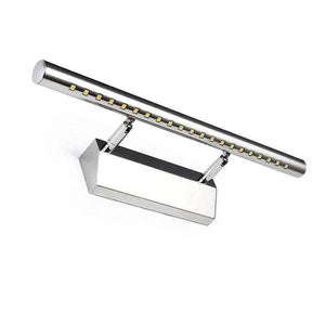 Planet Gates DONWEI Simple style Stainless steel LED Wall Light Bathroom Led Mirror Light 3W 5W 7W Wall sconces Lamp With Switch AC110V 220V