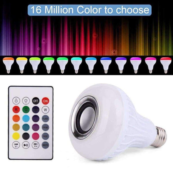 Planet Gates DONWEI Smart 12W E27 RGB +White 4.0 Bluetooth Speaker LED Bulb 24 Keys Remote Control Support Music Playing Dimmable Light Bulbs