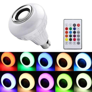 Planet Gates DONWEI Smart 12W E27 RGB +White 4.0 Bluetooth Speaker LED Bulb 24 Keys Remote Control Support Music Playing Dimmable Light Bulbs