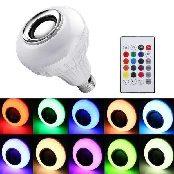 Planet Gates DONWEI Smart 12W E27 RGB +White 4.0 Bluetooth Speaker LED Bulb 24 Keys Remote Control Support Music Playing Dimmable Light Bulbs