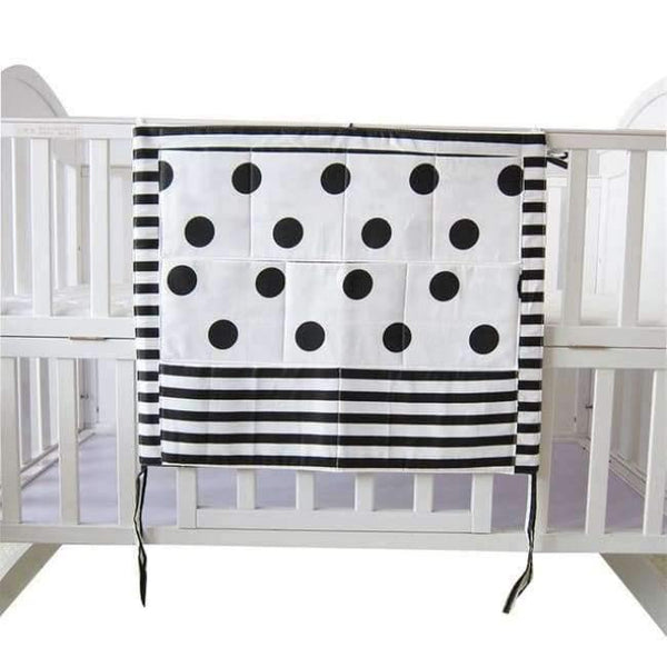 Planet Gates Dot Baby Cot Bed Nursery Hanging Storage Bag Crib Organizer Storage Bag 60*50cm Toy Diaper Pocket for Crib Bedding Set