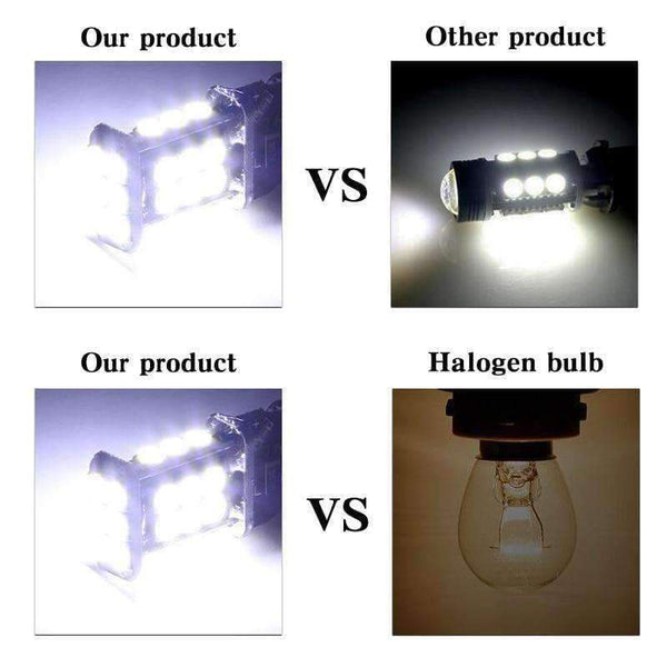 Planet Gates DOTAATDW 2x Extremely Bright Error Free 921 912 T15 T10 3030 Chipsets LED Bulbs For Backup Lights, White 6000K 12V