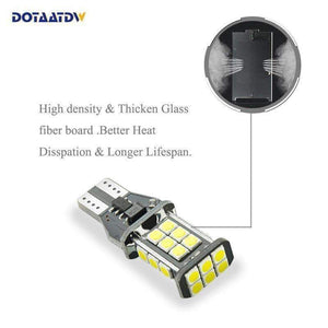 Planet Gates DOTAATDW 2x Extremely Bright Error Free 921 912 T15 T10 3030 Chipsets LED Bulbs For Backup Lights, White 6000K 12V