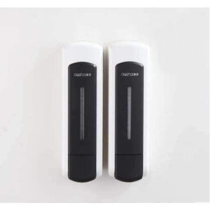 Planet Gates double black Bathroom Soap Dispenser Shower Liquid Shampoo single 350ml Wall Mounted Bathroom Shower Soap Dispenser,hotel products