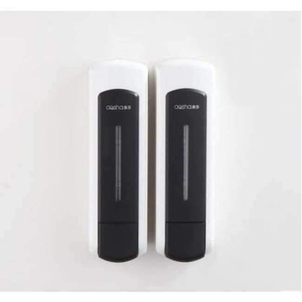Planet Gates double black Bathroom Soap Dispenser Shower Liquid Shampoo single 350ml Wall Mounted Bathroom Shower Soap Dispenser,hotel products